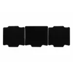 Mochete textile de la Rigum potrivite pentru Volkswagen T7 Multivan după 2022, pentru a treia rând cu șine închise, set de 2 bucăți, negru Performance AutoTuning