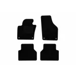 Mochete textile de la Rigum potrivite pentru Volkswagen Tiguan 2007-2016, set de 4 bucăți, negru Performance AutoTuning