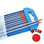 Electrod wolfram WT20 rosu 1.6 mm x 150 mm pentru sudura TIG/WIG