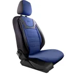 Set huse scaune auto Panda Prestige negru-albastru, 11 piese