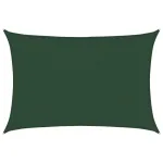 Pânză parasolar, verde închis, 4x5 m, HDPE, 160 g/m² GartenMobel Dekor
