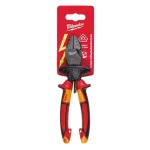 Cleste VDE heavy duty cu tais lateral si manere ergonomice, 200 mm Milwaukee