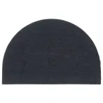 Covoraș de ușă semirotund, Gri închis, 60x90 cm, fibre de cocos GartenMobel Dekor