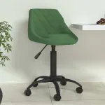 Scaun de bucătărie, verde închis, catifea GartenMobel Dekor