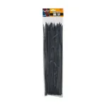 Clemă de cablu neagră 390 x 4,6 mm, nylon 66, set 100 buc Handy