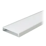 Profil aluminiu pentru banda LED, 2 m, 50 x 10 mm, argintiu