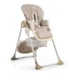 Scaun de masa pentru copii Cangaroo Hunny bej, pliabil si reglabil
