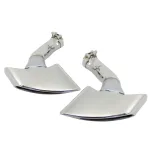 Ornamente evacuare BMW X6 E71 2008-2014, design V8, set inox