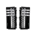 Grile Laterale Land Range Rover Vogue III L322 (2002-2012) Autobiography Side Vents Piano Black Silver Edition