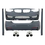 Pachet Exterior Complet BMW Seria 4 F32 F33 (2013-2019) M4 Design Coupe Cabrio cu Ornamente Evacuare ACS Design