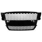 Grila Centrala Audi A5 8T (2007-2011) RS Design Negru Lucios