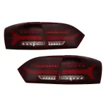 Stopuri LED fumurii pentru VW Jetta VI Sedan 2012-2014 cu semnal dinamic