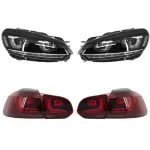 Faruri LED si stopuri LED VW Golf 6 (2008-2013) cu semnal dinamic