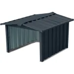 Domček Strend Pro, na robotickú kosačku, garáž, plech, antracit, 86x88x60 cm