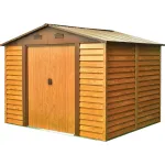 Domček Strend Pro, záhradný, plech, hnedý, 278x238x215 cm