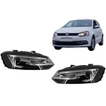 Faruri LED XENON HID VW Polo 6R / 6C / 61 (2011-2017) Devil Eye Look