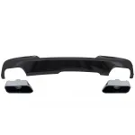 Difuzor aer negru cu ornamente evacuare BMW Seria 5 F10 F11 550i Design