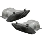 Ornamente pentru sistemul de evacuare Mercedes A-Class W176 (2012-2018) CLA W117 C117 (2012-2018) A45 CLA45 Design Negru