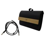 Geanta cu Clapeta Interschimbabila Lemnia Play Negru