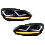 Faruri Osram LED VW Golf 6 VI (2008-2012) GTI Rosu LEDriving Semnal Dinamic