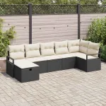 Set de canapea cu pernă 7 pcs poliratan GartenMobel Dekor