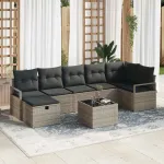 Set de canapea cu pernă 4 pcs poliratan GartenMobel Dekor