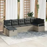 Set de canapea cu pernă 5 pcs poliratan GartenMobel Dekor
