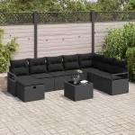 Set de canapea cu pernă 6 pcs poliratan GartenMobel Dekor