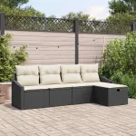Set de canapea cu pernă 6 pcs poliratan GartenMobel Dekor
