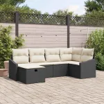 Set de canapea cu pernă 7 pcs poliratan GartenMobel Dekor