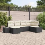 Set de canapea cu pernă 7 pcs poliratan GartenMobel Dekor