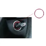 Ornament Contact rosu din Aluminiu Mercedes A Class W176 B Class W246 CLA Class C117 and GLA Class X156