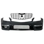 Bara fata Mercedes C-Class W204 Facelift C63 Design cu grila neagra