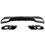 Difuzor bara spate Mercedes E-Class W212 S212 Facelift cu ornamente crom