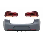 Bara spate VW Golf 6 VI R20 Look cu stopuri Full LED, 2008-2013