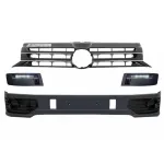 Prelungire bara fata VW Transporter T5.1 Facelift cu grila si LED DRL