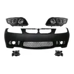 Bara fata M3 Design cu faruri negre pentru BMW Seria 3 E90 E91 2005-2008