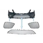 Ansamblu grile bara fata Mercedes S-Class W222 2013-2017 S63 Design crom