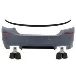 Bara spate BMW Seria 5 F10 2011-2017 M5 Design cu eleron si ornamente carbon