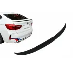 Eleron portbagaj BMW X6 F16 2015-2019 negru lucios, aspect sport