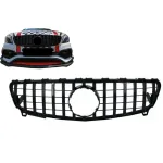 Grila Centrala Mercedes A-Class W176  Facelift (09.2015-2018) A45 GT-R Panamericana Design Negru
