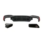 Difuzor bară spate M5 Design cu ornamente negre BMW Seria 5 G30 G31 2017+