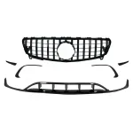 Prelungiri bara fata si grila centrala A45 pentru Mercedes A-Class W176 Facelift
