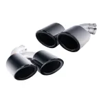 Ornamente Evacuare Porsche Cayenne 92A Facelift (10/2014-2017) GTS Design Negru Lucios