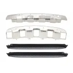 Pachet Praguri Trepte Laterale cu Prelungiri Off Road Mercedes M-Class ML W164 (2005-2008)