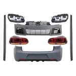 Pachet exterior VW Golf 6 R20 Look cu faruri LED si stopuri dinamice