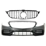 Bara fata cu grila crom Mercedes C-Class W205/S205/C205 C63 Design