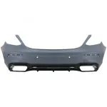 Bara spate Mercedes E-Class W213 2016-2019, design E63, negru lucios
