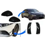 Capace oglinzi si grile laterale Mercedes A-Class W177/V177 Night Package