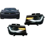 Faruri LED DRL Chevrolet Camaro (2014-2015) cu Semnal Dinamic Conversie la 2016+